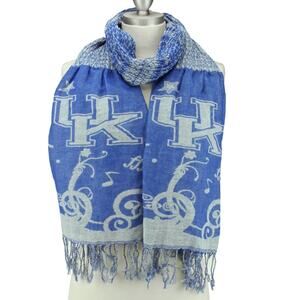 Sandol Kentucky Wildcats Logo Thin Crinkle Scarf/Shawl Women's 70 x 24 NCAA